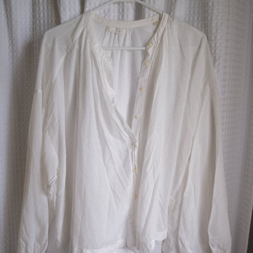 Doen Jane blouse in Salt XL